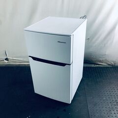 ID:rg220048 ハイセンス Hisense 冷蔵庫 一人暮らし 中古 2019年製 2ドア 93L ホワイト 直冷式 右開き HR-B95A  【リユース品：状態B】【送料無料】【設置費用無料】