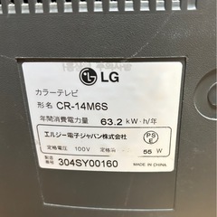 テレビブラウン管の画像
