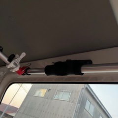 ハイエース使用　荷物掛けの画像