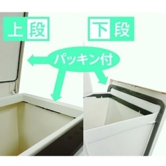 アスベル 分別ペダルゴミ箱の画像