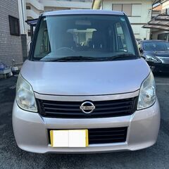 ルークス E　NISSAN　平成25年式　ワンオーナー車　車検あり　ナビ　テレビ　インテリキー　走行7万の画像