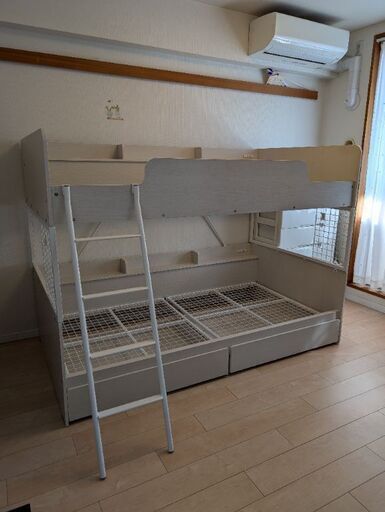 ニトリ　二段ベッド　引き出し収納付き