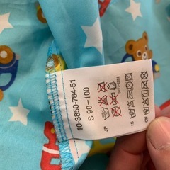 【定価5000】美品 ミキハウス 雨具　レンコートSサイズ  の画像