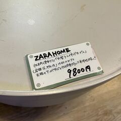 🔥🔥送料無料・設置無料有り🔥🔥ZARA HOME ザラホーム ラウンドトレイサイドテーブル 収納付き 中古家具の画像