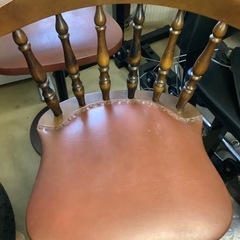 【中古家具】  光製作所 ヒカリ  カウンターチェア     革張りの画像