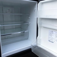 Hisense 3ドア冷凍冷蔵庫 282L HR-G2801BRの画像