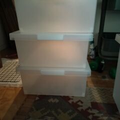 無印良品蓋付きケースの画像