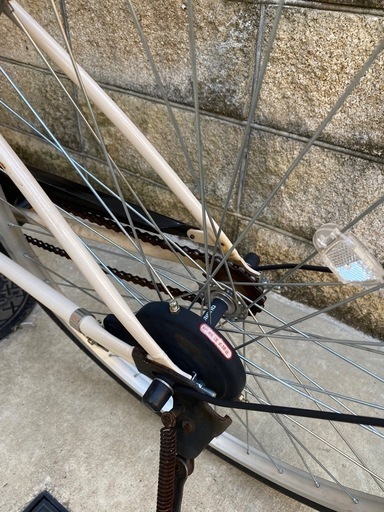 自転車 26インチ アイボリー 電動自転車 3517 ブリヂストン アシスタ