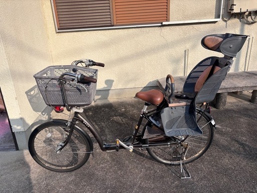 チャイルドシート付き　ブリヂストン　自転車