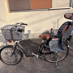 チャイルドシート付き　ブリヂストン　自転車