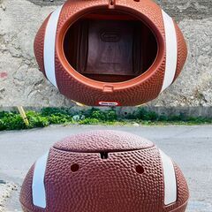 【❗️✨現品限り✨❗️】Little Tikes ?アメリカンフットボール型収納ボックス?大容量＆ユニークデザイン❗️