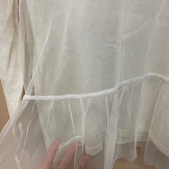 ブージュルード　チュール　ニットトップスの画像