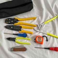 電気工事士2種 技能試験用の工具の画像