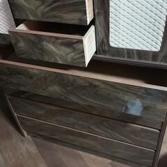 衣装タンス　木目調の画像