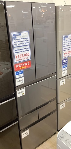 TOSHIBA   6ドア冷蔵庫　GR-U460FZ   2022年製　入荷致しました！