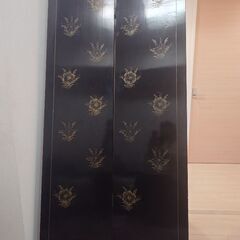 中国骨董品　屏風の画像
