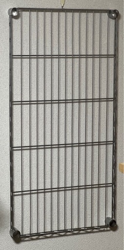 掲載B スチールラック　 新品未使用　棚のみ　1枚 サイズ90×46（外寸） ポール経25mm