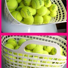 硬式テニスボール76個セット　YONEX　DUNLOP　DEAD...
