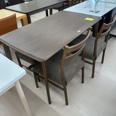 Wa1696　ダイニングセット　4人用　イス×2　ベンチ×1