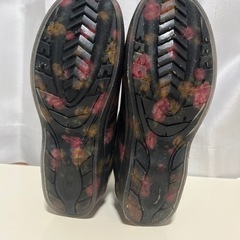 【糸満西崎】1年使用中古　レインシューズ　
レインブーツ　雨靴　Mサイズ　の画像