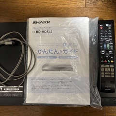 シャープ　ブルーレイレコーダー　BD-HDS43　の画像