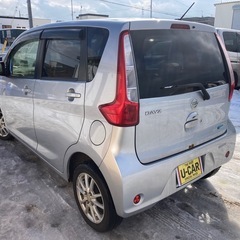 格安コミコミ価格21万 車検7.12 軽自動車 北海道札幌H26 日産 デイズ 4WD 修復歴無しの画像