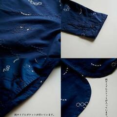 総柄刺繍ワンピースの画像