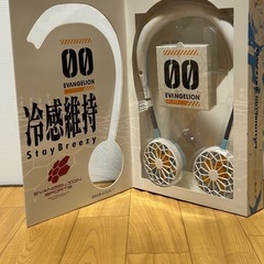 エヴァンゲリオン　首掛け扇風機　Wファン　新品
の画像