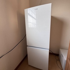 【冷蔵庫】ノンフロン冷凍冷蔵庫156L AF156-WE ホワイトの画像