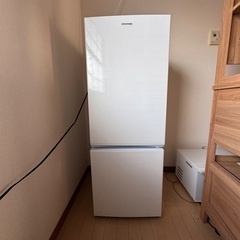 【冷蔵庫】ノンフロン冷凍冷蔵庫156L AF156-WE ホワイトの画像