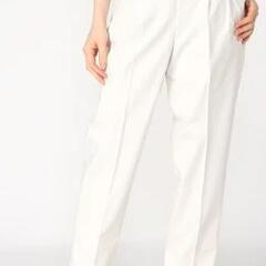GLOBAL WORKウツクシルエットリネンテーパー