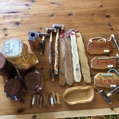 生活雑貨 、木工作品色々、花瓶、その他の画像