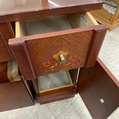 大塚家具　ドレッサー　スツール付　※2400010472176の画像