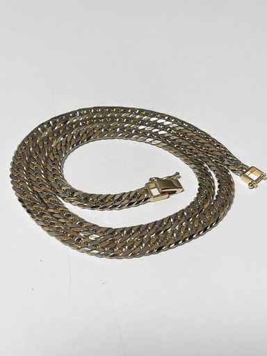 18金×プラチナ コンビ 喜平ネックレス ダブル 50g 50cm 美品 特選すずき 喜平K18・プラチナ・ゴールド | ✨⛓K18⁄Pt850 コンビ