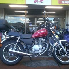 NO.5281　スズキ　ＧＮ１２５Ｈ　ギヤポジションインジケーター　リヤボックス付き　レッドの画像