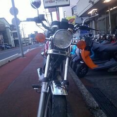 NO.5281　スズキ　ＧＮ１２５Ｈ　ギヤポジションインジケーター　リヤボックス付き　レッドの画像