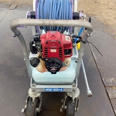 丸山 MSE-50H-A キャリー動噴 HONDA GX25 4STROKE スーパージェットミニ 噴霧器 エンジン動作確認済み 中古 配送可の画像