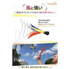 【新品】ジャズミントン 交換用 3色の羽(風に強い羽) シャトルの画像