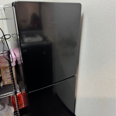 ◆ 中古★Haier☆148L☆2ドア冷凍冷蔵庫☆右開き☆3段引出し式冷凍室!!☆霜取り不要!!【◆JR-NF148A-K】◆JKT