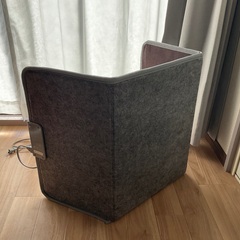 【遠赤外線デスクヒーター】 省エネパネルヒーター 3時間タイマー付 冷え対策 踏み型の画像