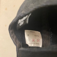 帽子 キャップ 黒の画像