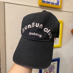 帽子 キャップ 黒の画像