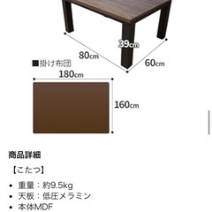 こたつ（布団付き）の画像