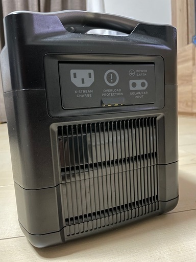 ポータブル電源　ECOFLOW RIVER Max（RIVER600 エクストラバッテリー搭載）　