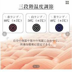 新品・未使用 USB着れる・ひざ掛けの画像