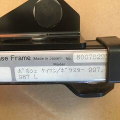 レカロシートフレーム（純正）左右セット　ポルシェボクスター　ケイマン　987　986　997の画像