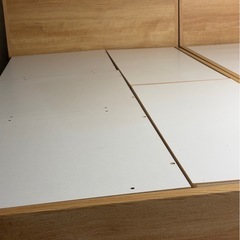 ニトリのスーパーキングサイズ200 × 200 × 40 　大シングルベッドフレームですの画像