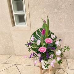 《超初心者向け》花サークル　3月フラワーアレンジメント