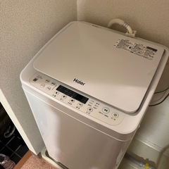 【2024年製】Haier 洗濯機 3.3kg JW-C33B-W ホワイト JWC33BWの画像