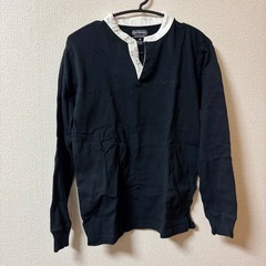 OUTDOOR アウトドア トレーナー 黒 ロゴトレーナー シン...